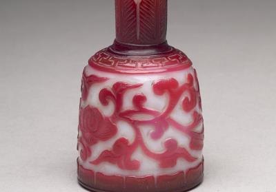 图片[2]-Glass flower vase, Qing dynasty, Qianlong reign (1736-1795)-China Archive